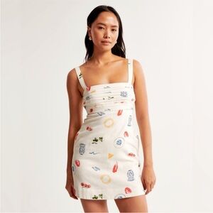 Abercrombie Emerson Linen-Blend Skort Dress